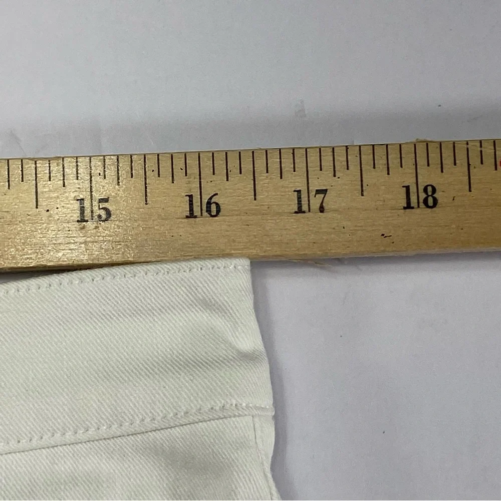 LAUREN RALPH LAUREN LRL Modern Straight Curvy Jeans Women’s Size 8 White - Picture 14 of 15